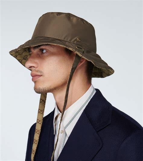 fisherman hat gucci|gucci bucket hat for men.